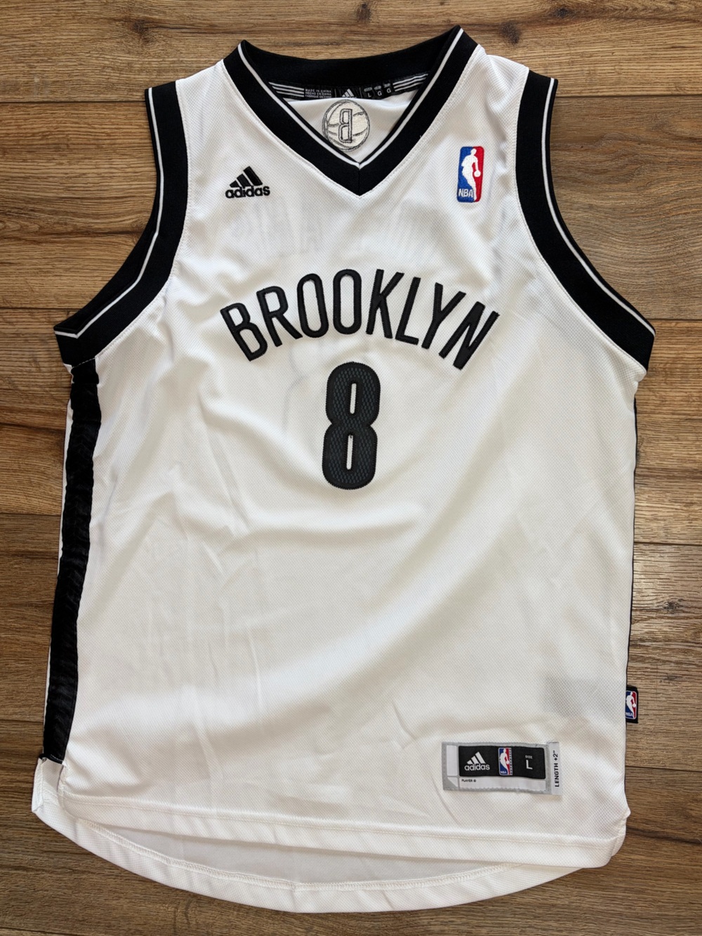 Adidas Brooklyn Nets Deron Williams #8 NBA Swingman Jersey